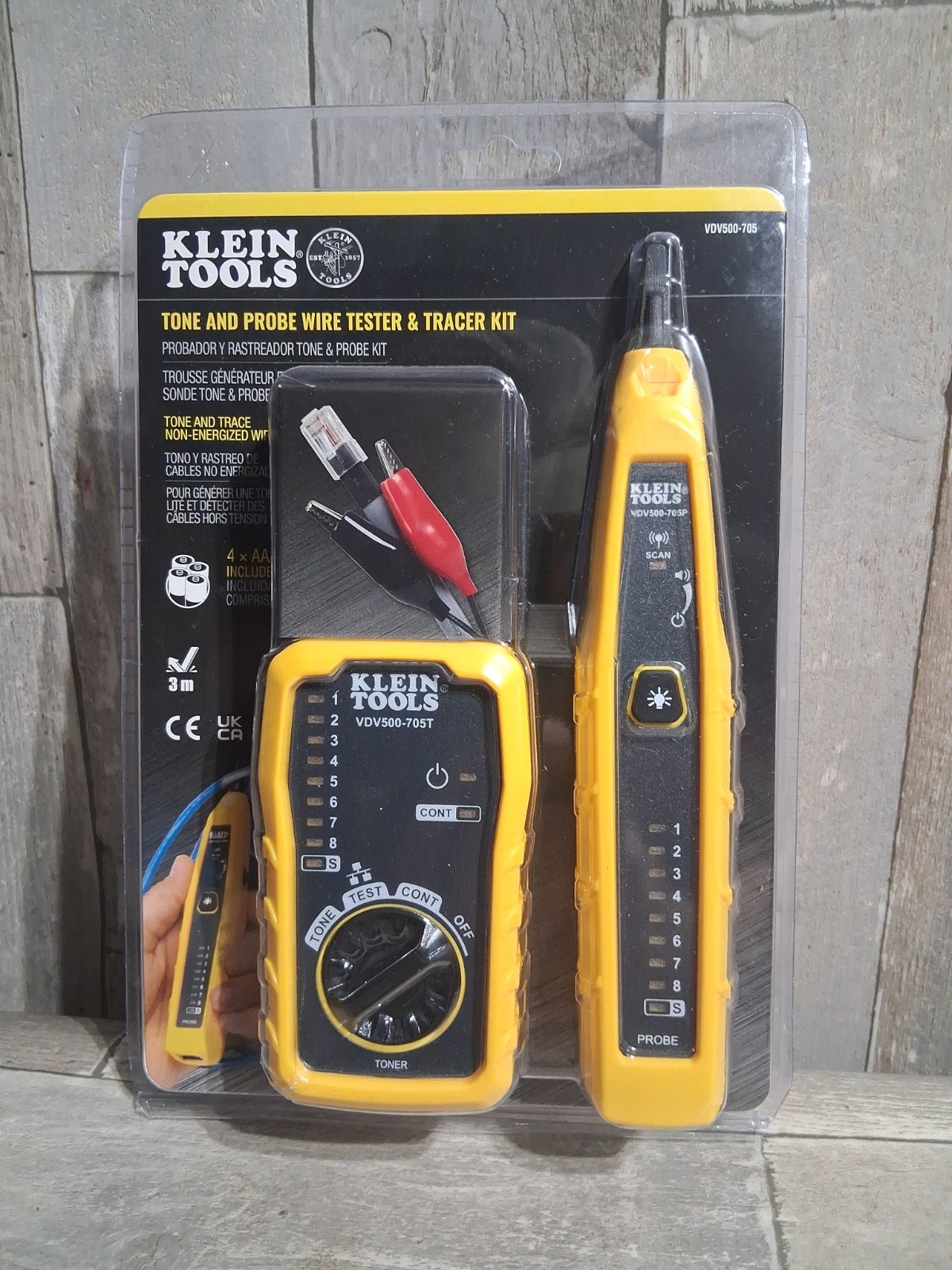 Klein Tools VDV500-705 Wire Tester and Tracer Kit NIB CB0626MS (DRP026354)