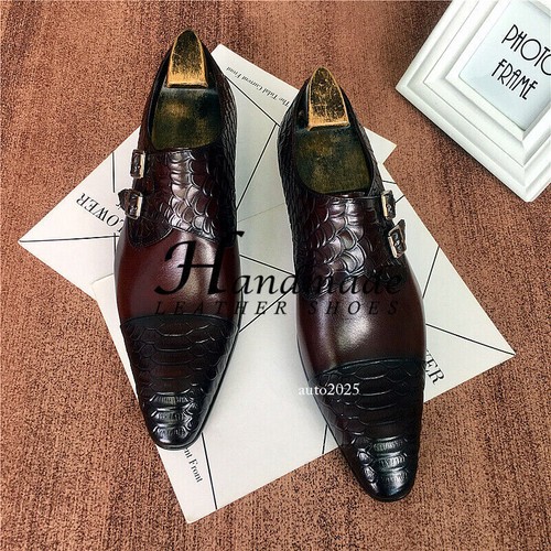 Britisches spitz zulaufendes Leder Herren Echtleder Rindsleder formelle Oxford Schuhe Größe - Bild 18 von 26