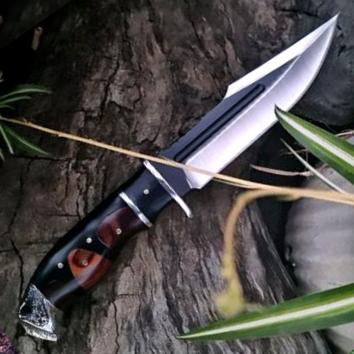 COLUMBIA Hunting Knife Bowie Survival Large Fixed Blade Camping Pocket Knife NEW - Picture 14 of 23