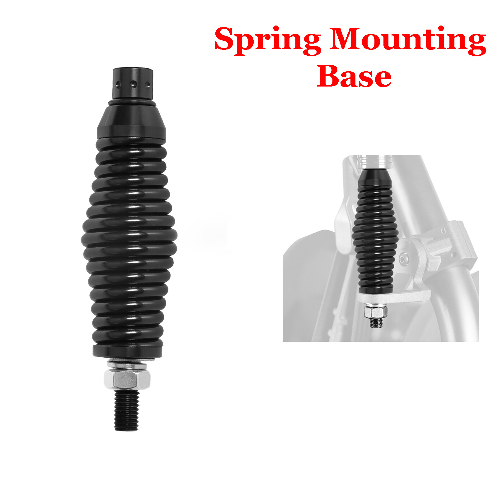 LED Whip Light Spring Base Flag Pole Mount Quick Release For Polaris ...