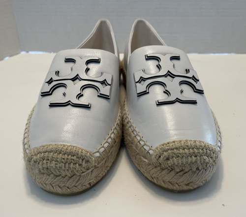 NWOT TORY BURCH INES PLATFORM ESPADRILLE GARDENIA SIZE 10 - Picture 5 of 12