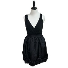 Max and Cleo Women's Fit & Flare Cocktail Dress Size 4 Sleeveless w. Applique