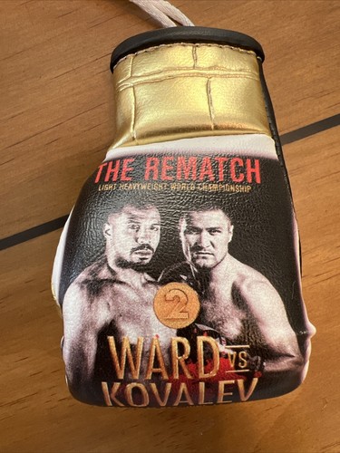 rematch light heavyweight world championship Mini Boxing Gloves Ward vs Kovalev - Picture 2 of 8