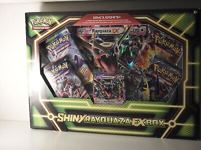 Pokémon on X: Which version of the #PokemonTCG: Shiny Rayquaza-EX Box will  you be hunting for, US Trainers?    / X