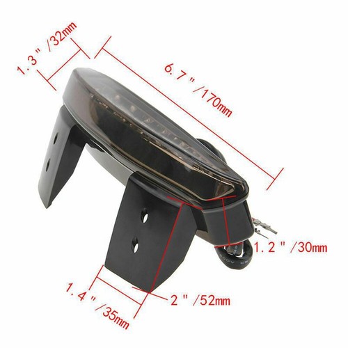 Rear Brake Tail Turn Signals Light Fits For Harley Seventy Two 2013-2016 - Picture 7 of 12