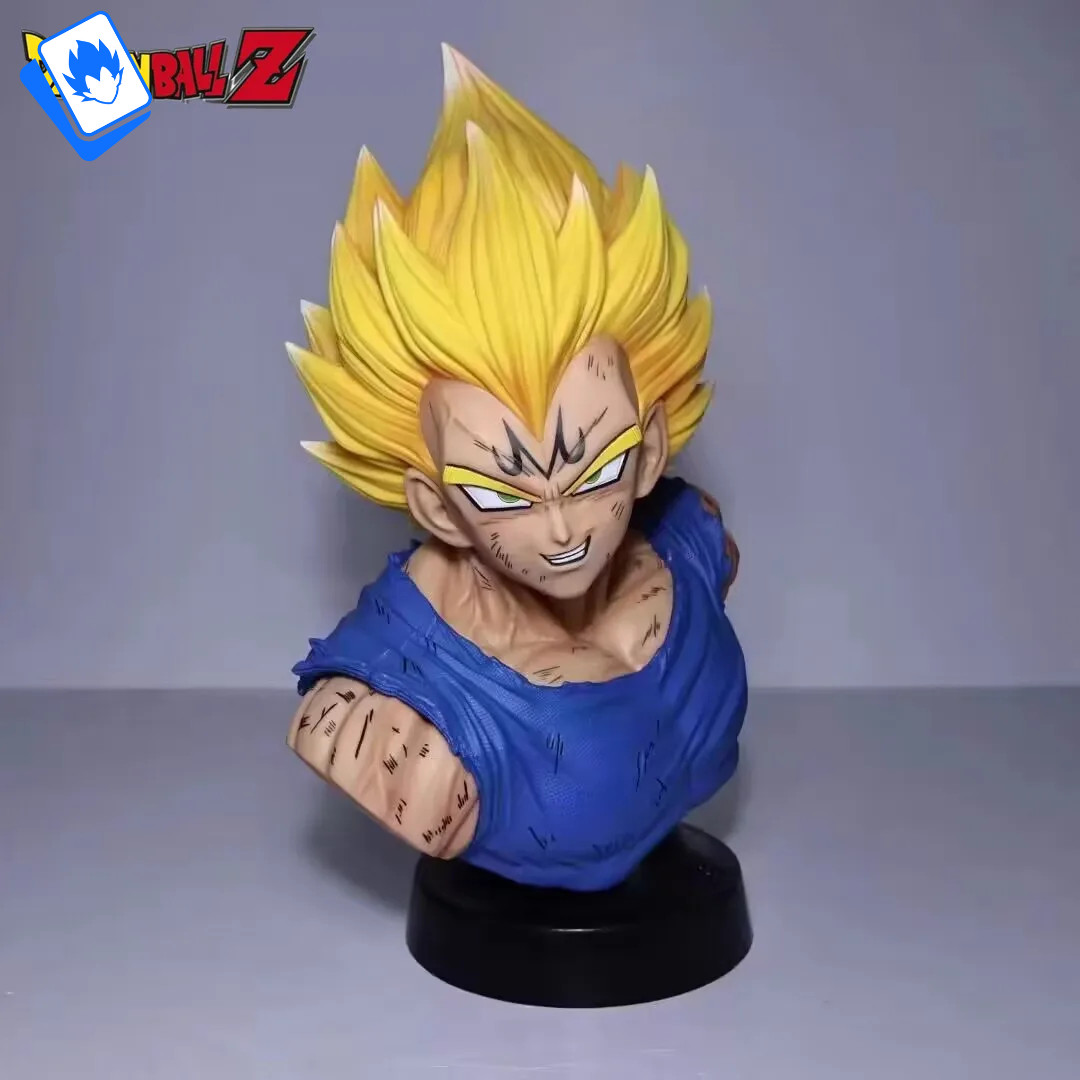 Action Figure Dragon Ball Z Majin Vegeta Busto 37cm STATUA DA COLLEZIONE Anime