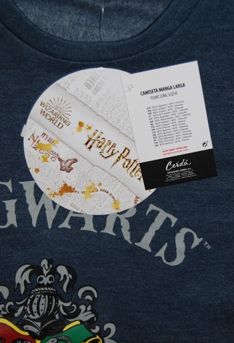 NWT Harry Potter Boy's Heather Blue LS Hogwarts School Sweatshirt sz 8 10 - Picture 7 of 11