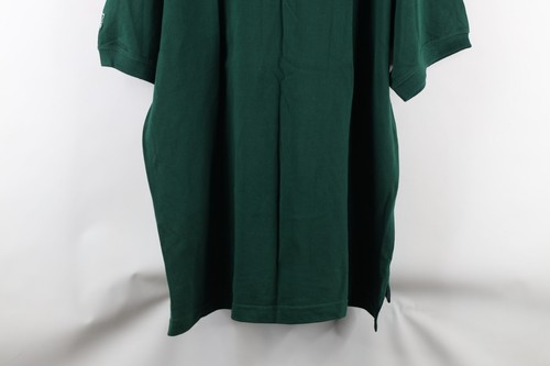 Vintage 90s Starter Mens 2XL Faded Spell Out Blank Heavyweight Polo Shirt Green - Picture 10 of 10