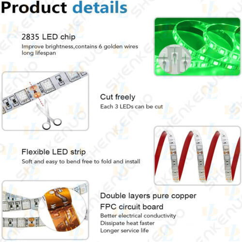 Luce da Pesca Sovraacqua Pesca Notturna 15000 LUMENS Verde LED Barca Striscia Luminosa - Foto 16 di 17
