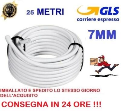 deleyCON 1m Cavo Antenna SAT Coassiale per DVB-S/S2 4K Ultra HD Full HD 1080p HDTV - 2x Connettori F in Metallo - Bianco