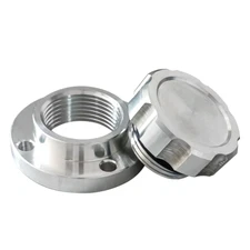 ✅Billet Engine Oil Filler Cap Fuel Tank Cap Radiator Cap Weld-On/ Bolt-On bung 