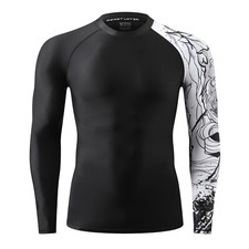 Core- BeastGuard X for Men-Beast Skin Print Long Sleeve Rash Guard