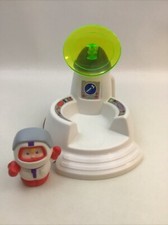 Little Tikes Space Totmobiles Astronaut Figure Launch Station 2pc Set Vintage