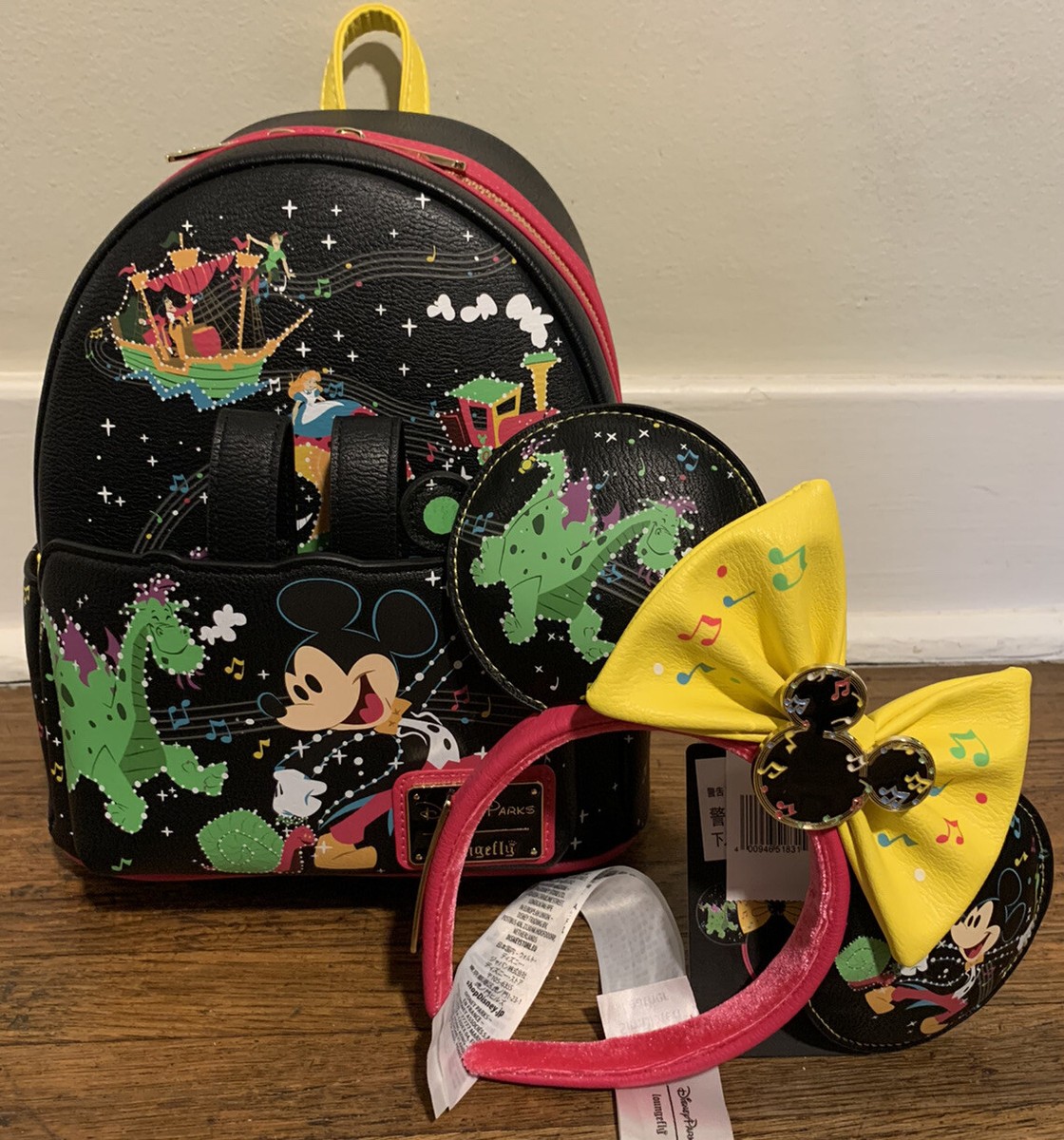 Disney 2022 Electric Parade loungefly backpack and ears Main Street Electrical Parade Loungefly Backpack Finally  main image 3