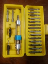 20X Half Time Drill Driver Set Multi Function Screwdriver Tool 16 head bits, SUS