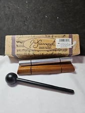 JW Stannard Energy Zen Chime Vintage Calm Relax Wood Mallet 5.5" With Box