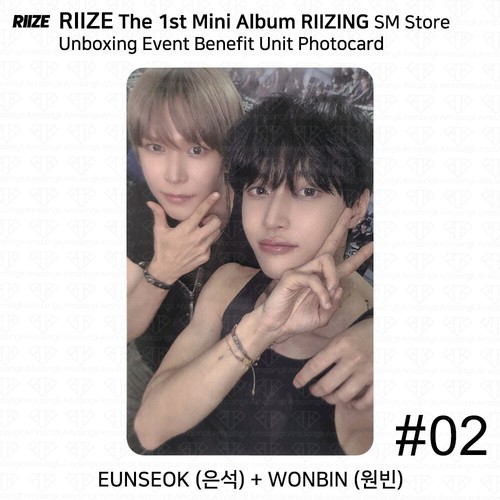 RIIZE The 1st Mini Album RIIZING SM Store Unboxing Event Benefit Unit Photocard - Picture 9 of 23