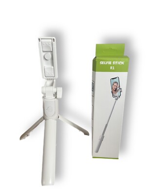 R1 Portable Mini Phone Selfie Stick Bluetooth Remote Extendable Handheld Tripod