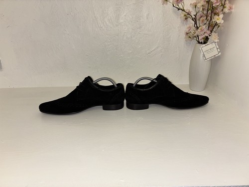 ASOS Black Faux Suede, Brogues Shoes - Size 9 - 第 6/11 張圖片