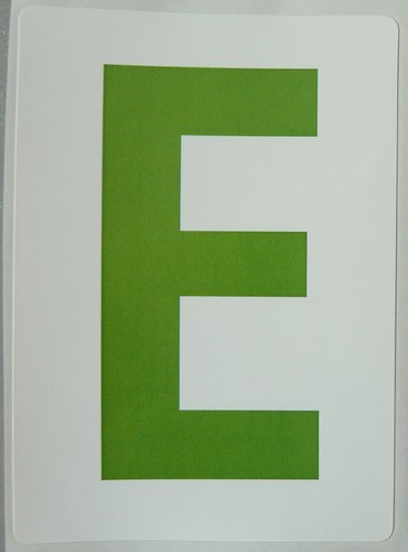 115Mm 4½" Lettere Verdi Su Bianco, Adesivi Per Lettere, Etichette In Plastica - Photo 6/30