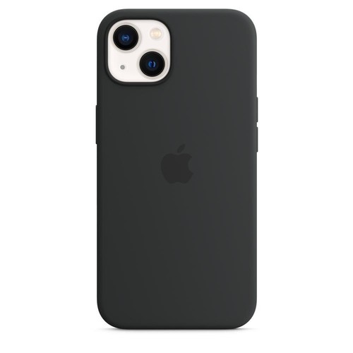 Genuine Apple iPhone 13 Silicone MagSafe Case / Cover - Midnight (Black) - 第 1/12 張圖片