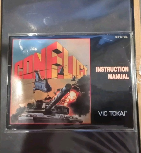 Conflict (Nintendo Entertainment System) NES Cartridge, Manual, Map, & Bit Box - Picture 9 of 22