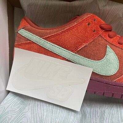 DS Nike SB Dunk Low Pro PRM Mystic Red Rosewood Japan Sz 12 DS Nike SB Dunk Low Pro PRM Mystic Red Rosewood Japan Sz 12