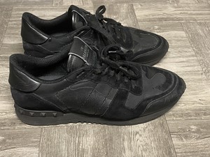 valentino black camo sneakers