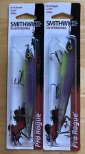 2 Smithwick Pro Rogue FX SERIES suspending Jerkbait Lure Northern Lights S8