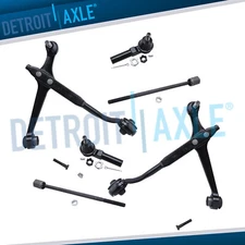 Front Lower Control Arms Outer Inner Tie Rods Kit for 1999 - 2003 Ford Windstar