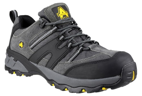 Amblers FS188N Seguridad Hombre Gris Puntera de Acero Zapatillas Trabajo  UK6-12 | eBay