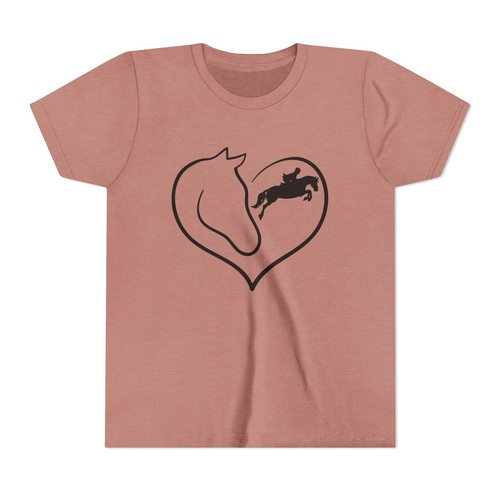 Equestrian Youth Tee, Horse Jumpers Shirt, Horse Lover Gift, Kids Short Sleeve - Picture 10 of 29