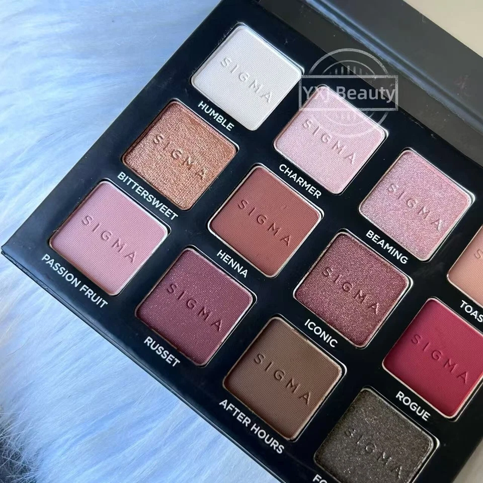 Nuevo Sigma Warm Neutrals~Volumen 2~Paleta de sombras de ojos tamaño completo 13,23 g/0,47 oz~Raro Foto 2 de 4