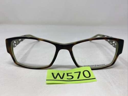 Prodesign Denmark 5619 C.9624 53-16-135 Tortoise/Olive Eyeglasses Frame W570 - Picture 8 of 8