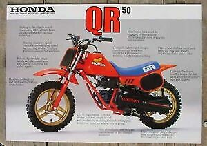 #ad #ad LICENSED HONDA VINTAGE 1983 QR50 decal sticker fuel tank wings set VMX AHRMA QR $18.87