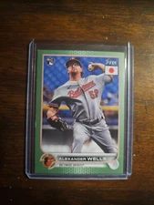 2022 Topps Japan Edition Alexander Wells Jade Green Parallel Rookie RC 05/75 SSP