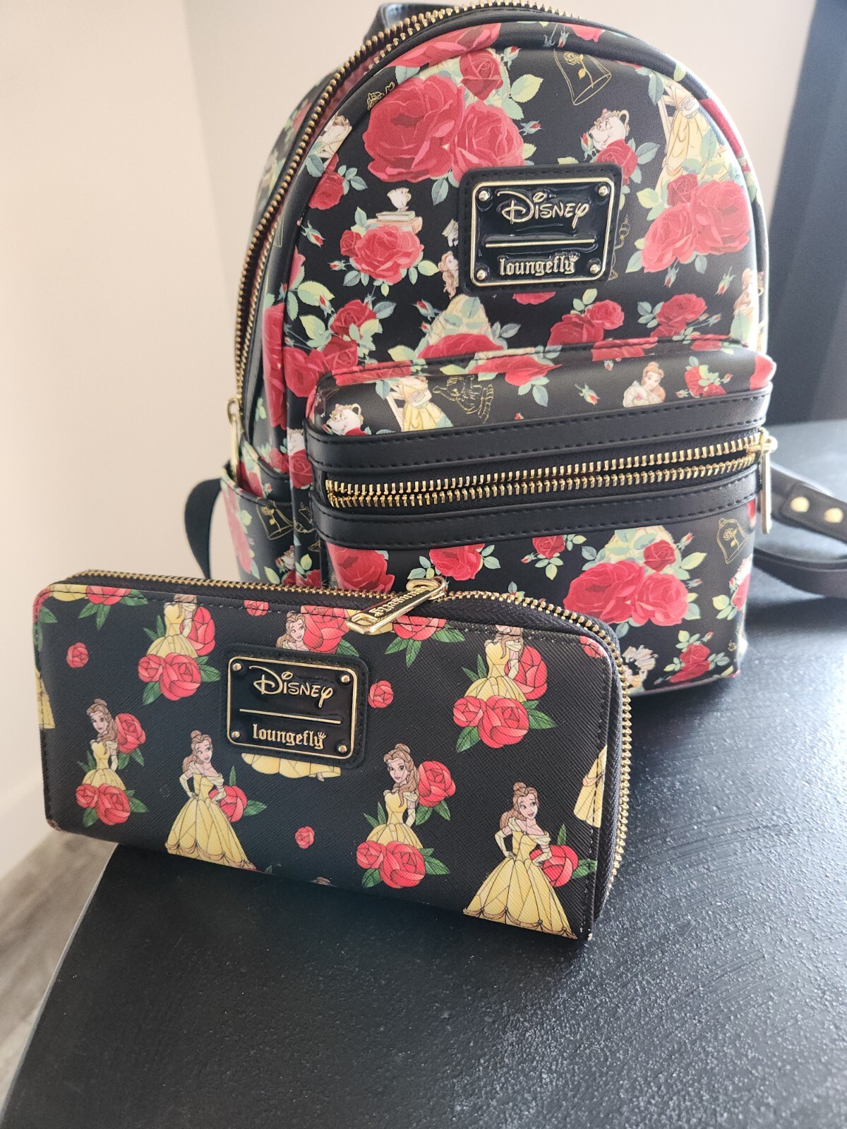 Beauty and the Beast loungefly with matching wall… - image 1
