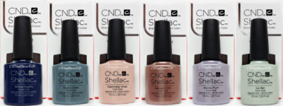 Cnd Shellac Gel Polish - GLACIAL ILLUSION Collection .25oz/7.3ml Pick Any Color