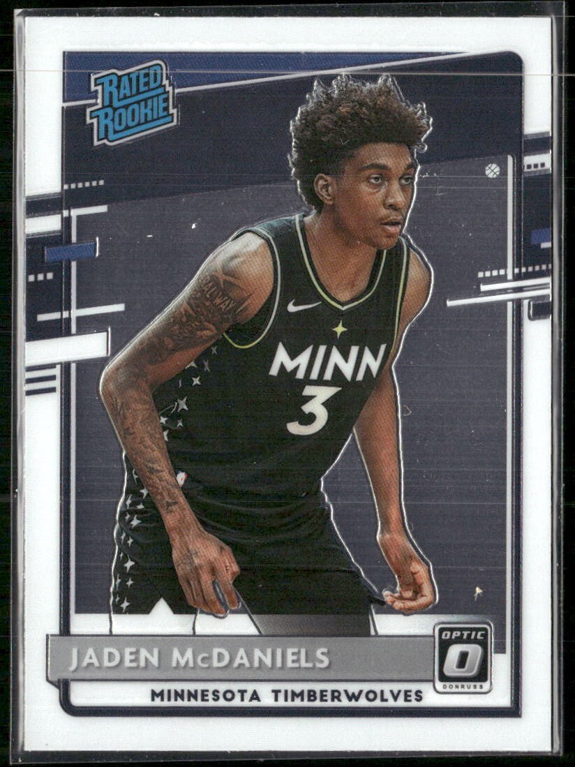 2020-21 Panini Donruss Optic - Rated Rookie #178 Jaden McDaniels (RC)
