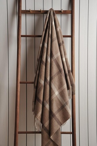 100% Pure Cashmere Throw Blanket for Sofa, Classic Design with Gift Box Neutr... - Picture 7 of 11
