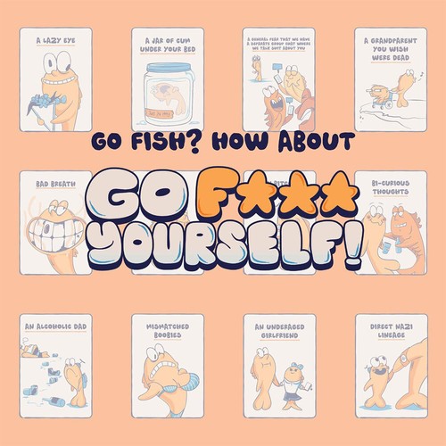 Go Fuc Yourself The Adult Go Fish Game You've Always Wanted Hilarious Game KP - Picture 5 of 14