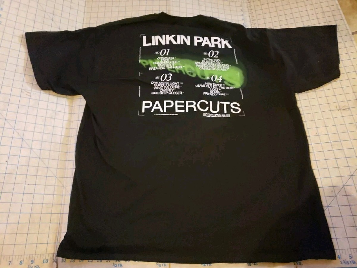 Linkin Park Papercuts Promotional T-Shirt Singles Collection 2000
