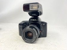 Minolta Maxxum 5xi 35mm Film SLR w/ 35-80mm F4-5.6 Lens  2000xi Flash Unit