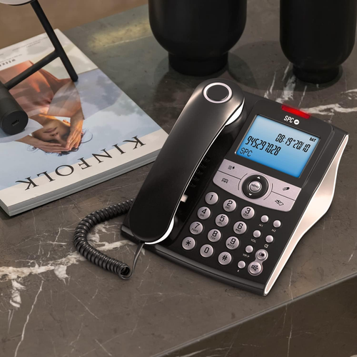 SPC Elegance ID – Teléfono Fijo Sobremesa Con Pantalla Iluminada, 2 Memorias Dir - Imagen 6 de 12