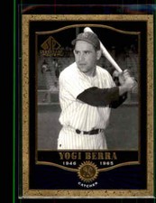 2001 SP Legendary Cuts Yogi Berra #89 New York Yankees