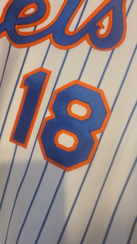 Darryl Strawberry 1986 New York Mets Authentic Rawlings Home Jersey Size 44 JSA - Picture 10 of 16