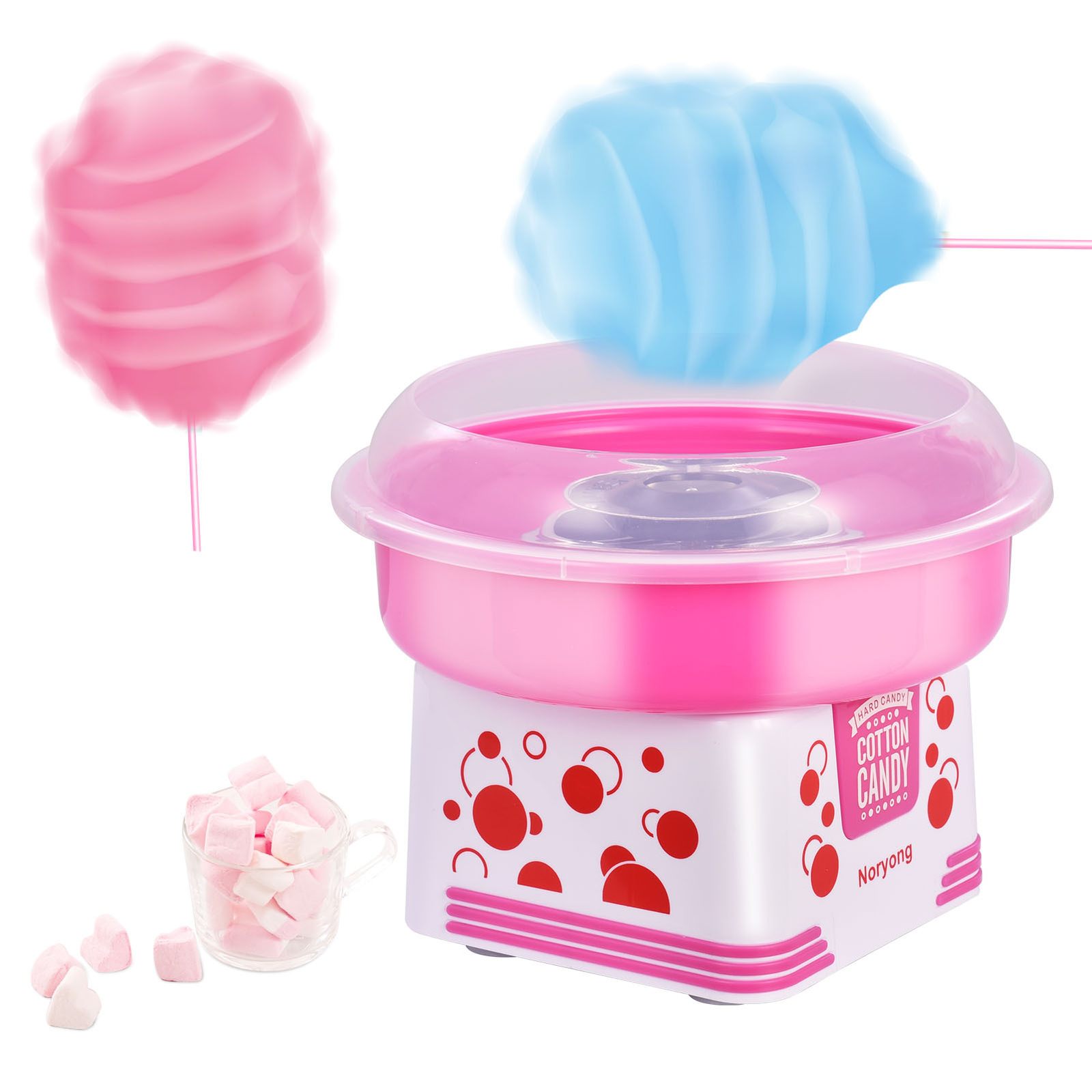 Diy CANDY FLOSS MACHINE Portable ELECTRIC COTTON CANDY MAKER HOME PARTY GIFT US