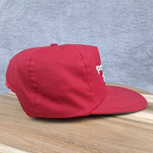 Gorra de carreras Firestone vintage espalda a presión roja blanca camionero Nascar carreras hombres - Imagen 6 de 10