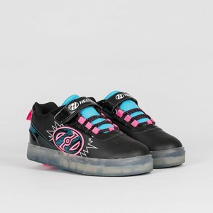 black and pink girls trainers