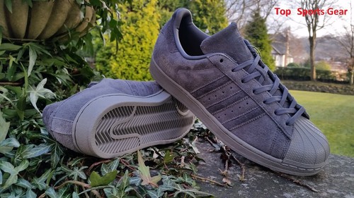 Adidas Originals Ragazzi/Scarpe Da Ginnastica Da Uomo Superstar FASHION  GRIGIO NUOVO TAGLIA UK 4-12 | eBay